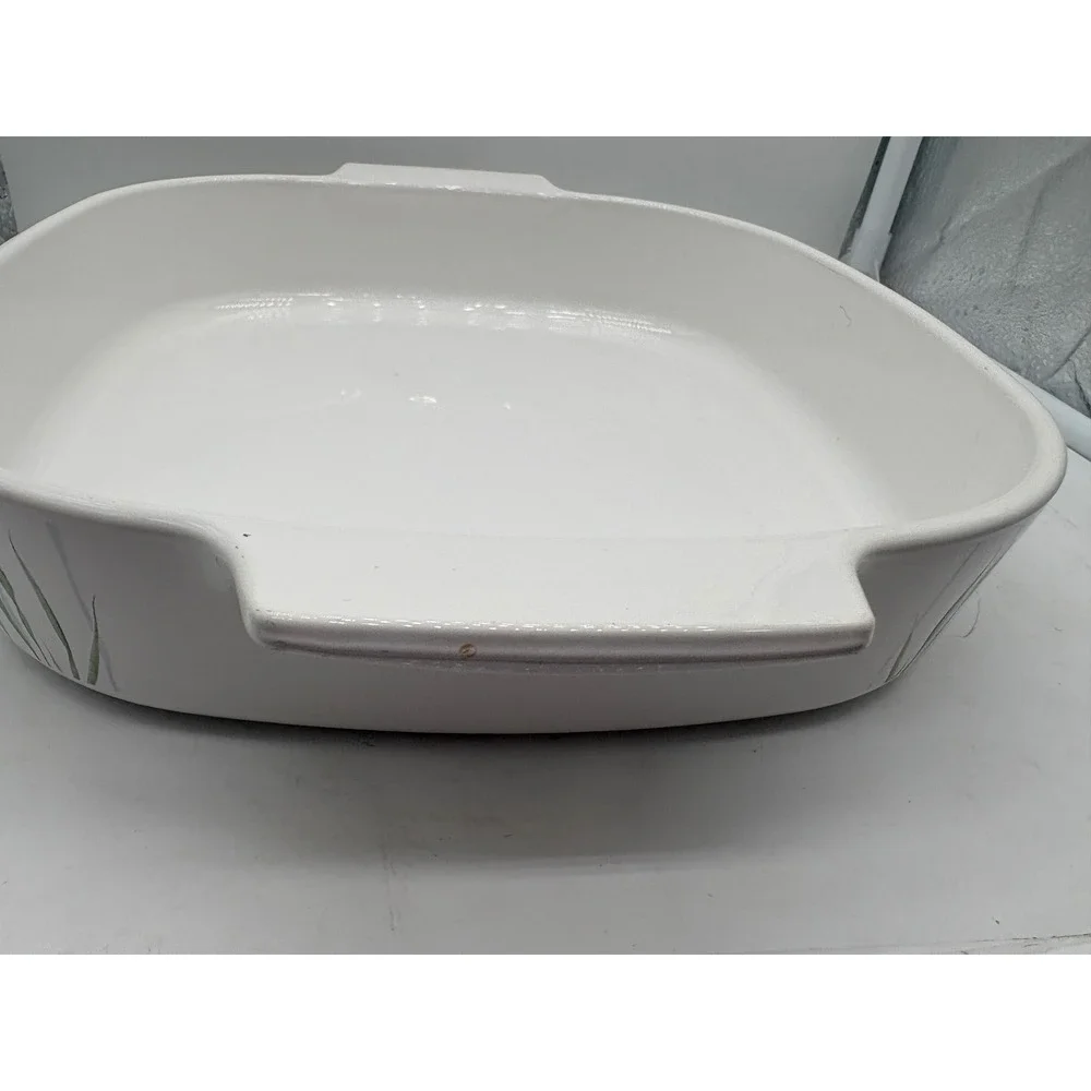 VTG CorningWare Shadow Iris Casserole Dish No Lid Made In USA
